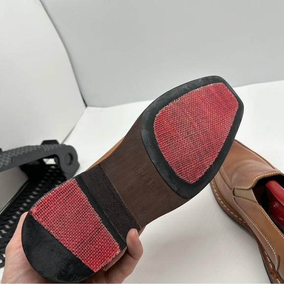 Gordon Rush Ronin Mens 8 Loafers Leather Slip On Dress Shoes Casual Square Toe - Picture 8 of 12